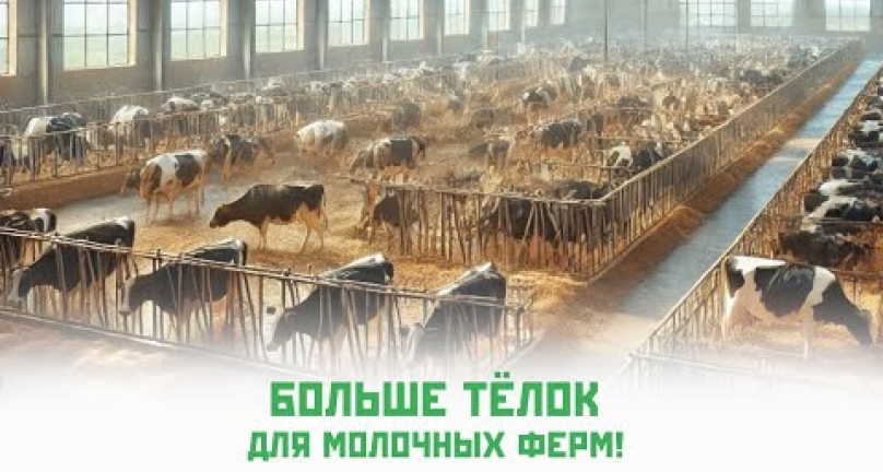 Embedded thumbnail for Больше телок для молочных ферм!